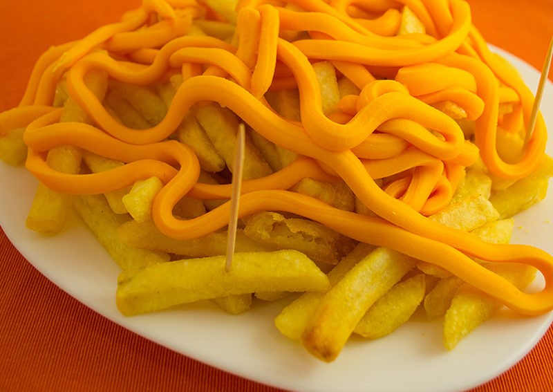 Batata C/ Cheddar Média