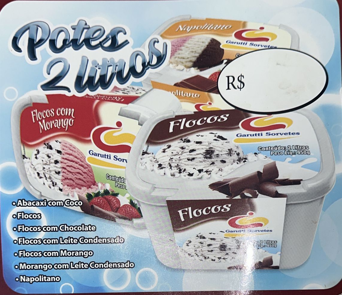 Sorvete Pote 2L