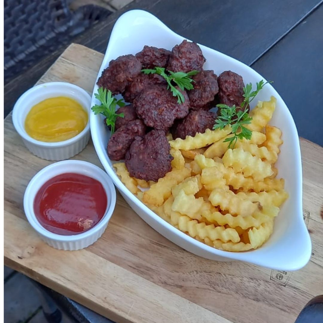 BOLINHO FRIKADELLER COM BATATA
